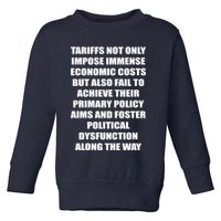 Tariffs Foster Political Dysfunction Toddler Sweatshirt