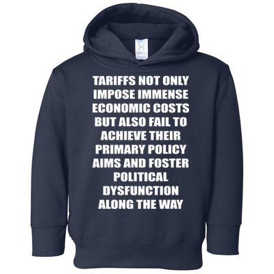 Tariffs Foster Political Dysfunction Toddler Hoodie