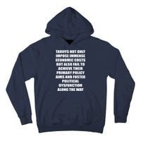 Tariffs Foster Political Dysfunction Tall Hoodie