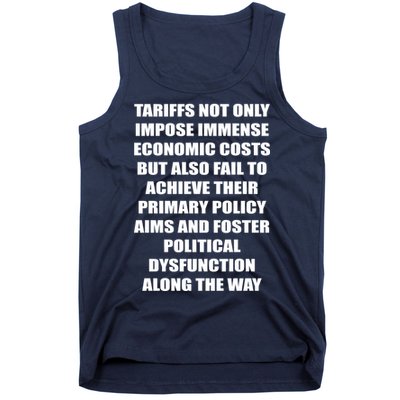 Tariffs Foster Political Dysfunction Tank Top