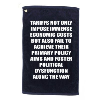 Tariffs Foster Political Dysfunction Golf Towel