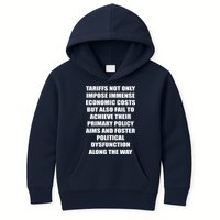 Tariffs Foster Political Dysfunction Kids Hoodie