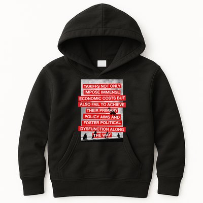 Tariffs Foster Political Dysfunction Trump  Kids Hoodie