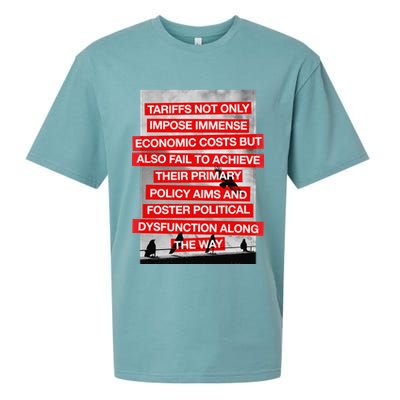 Tariffs Foster Political Dysfunction Trump  Sueded Cloud Jersey T-Shirt