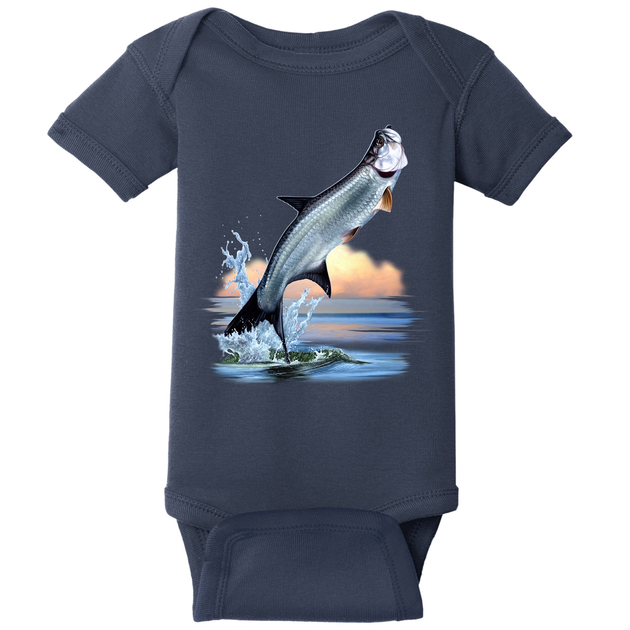 Tarpon Leap Baby Bodysuit