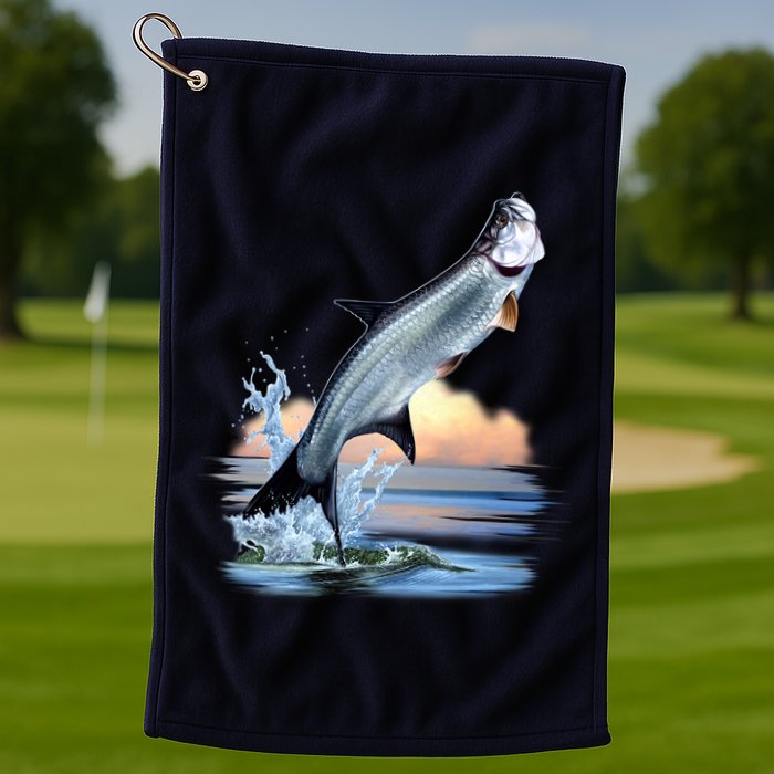 Tarpon Leap Golf Towel