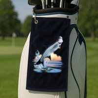 Tarpon Leap Golf Towel
