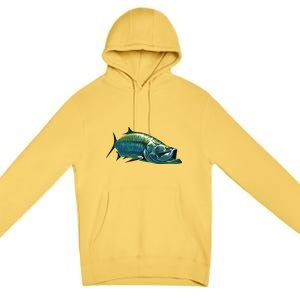 Tarpon Swimming Premium Pullover Hoodie