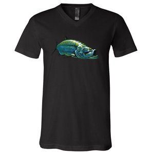 Tarpon Swimming V-Neck T-Shirt