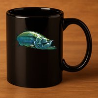 Tarpon Swimming 11oz C Handle Ceramic Mug