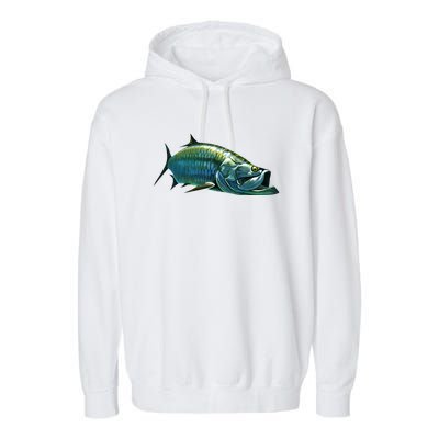 Tarpon Swimming Garment-Dyed Fleece Hoodie