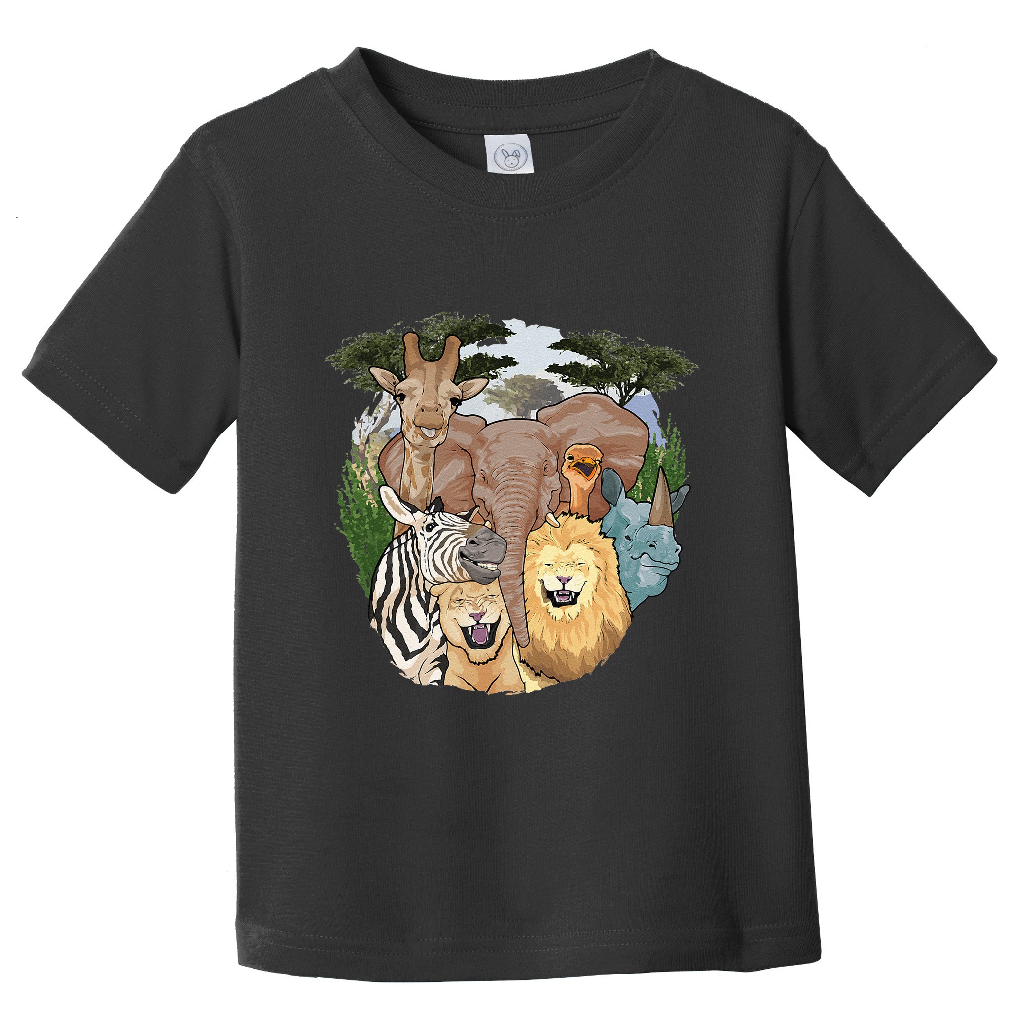 The African Selfie Savanna Africa Safari Animals Zoo Keeper Toddler T-Shirt