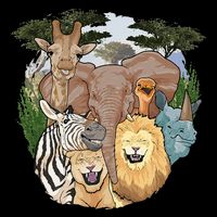 The African Selfie Savanna Africa Safari Animals Zoo Keeper Visor
