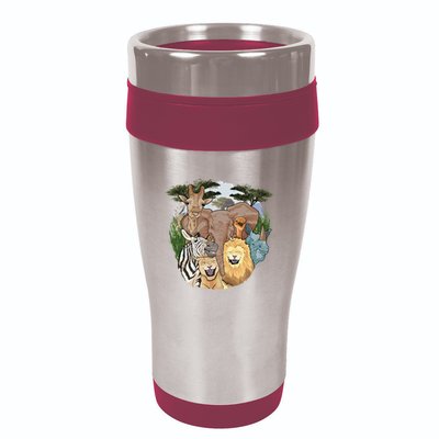 The African Selfie Savanna Africa Safari Animals Zoo Keeper 16oz Travel Tumbler