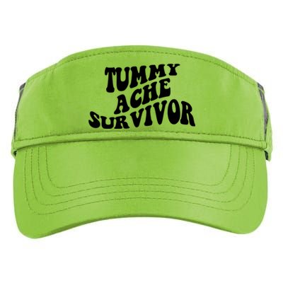 Tummy Ache Survivor Retro Adult Drive Performance Visor