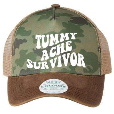 Tummy Ache Survivor Retro Legacy Tie Dye Trucker Hat