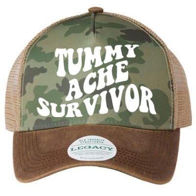 Tummy Ache Survivor Retro Legacy Tie Dye Trucker Hat