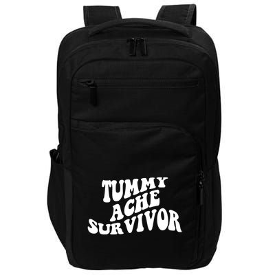 Tummy Ache Survivor Retro Impact Tech Backpack