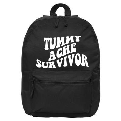 Tummy Ache Survivor Retro 16 in Basic Backpack