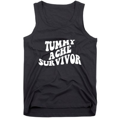 Tummy Ache Survivor Retro Tank Top