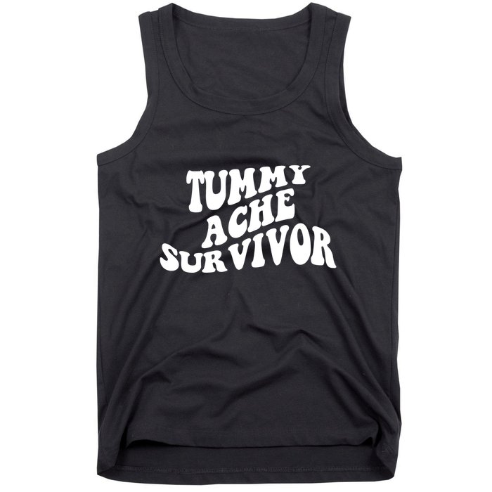 Tummy Ache Survivor Retro Tank Top