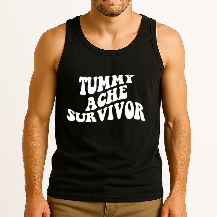 Tummy Ache Survivor Retro Tank Top