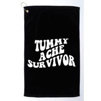 Tummy Ache Survivor Retro Golf Towel