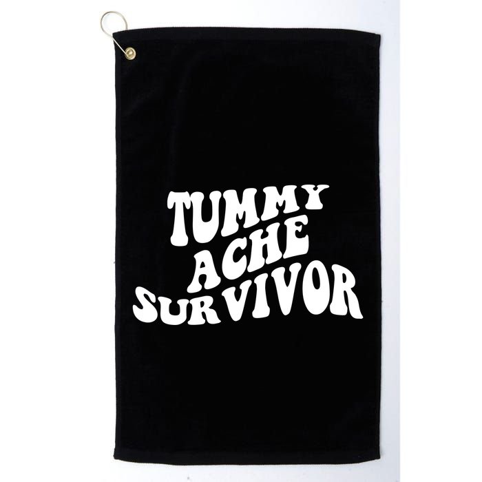 Tummy Ache Survivor Retro Golf Towel