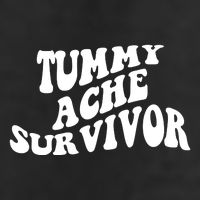Tummy Ache Survivor Retro Golf Towel