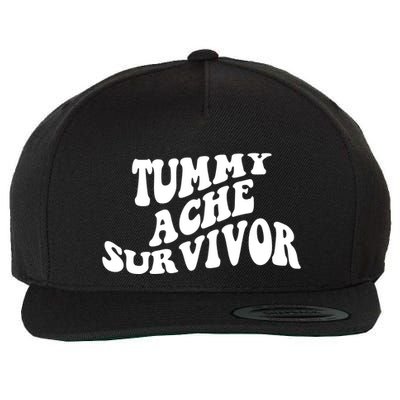 Tummy Ache Survivor Retro Wool Snapback Cap