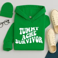 Tummy Ache Survivor Retro Hoodie