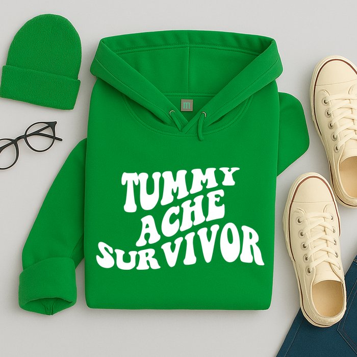 Tummy Ache Survivor Retro Hoodie