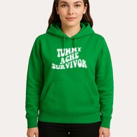 Tummy Ache Survivor Retro Hoodie