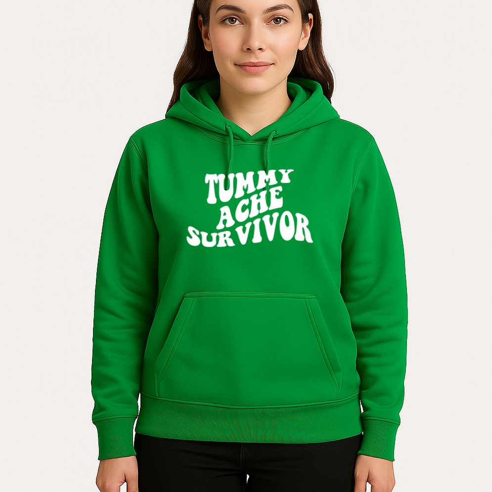 Tummy Ache Survivor Retro Hoodie