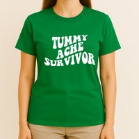 Tummy Ache Survivor Retro T-Shirt