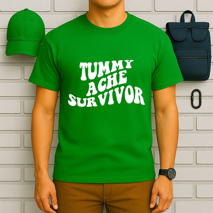 Tummy Ache Survivor Retro T-Shirt