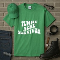 Tummy Ache Survivor Retro Tall T-Shirt