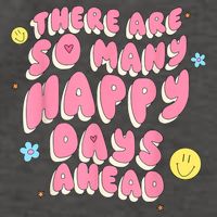 There Are So Many Happy Days Ahead Vector Backpack