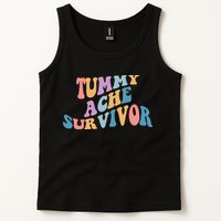 Tummy Ache Survivor Colorful Retro Tank Top