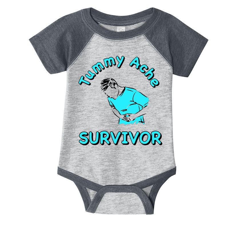 Tummy Ache Survivor Infant Baby Jersey Bodysuit