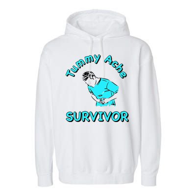Tummy Ache Survivor Garment-Dyed Fleece Hoodie