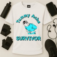 Tummy Ache Survivor Cooling Performance Crew T-Shirt