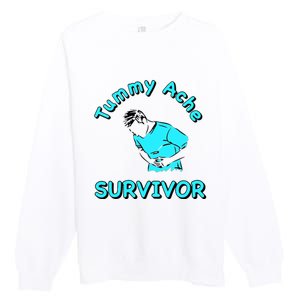 Tummy Ache Survivor Premium Crewneck Sweatshirt