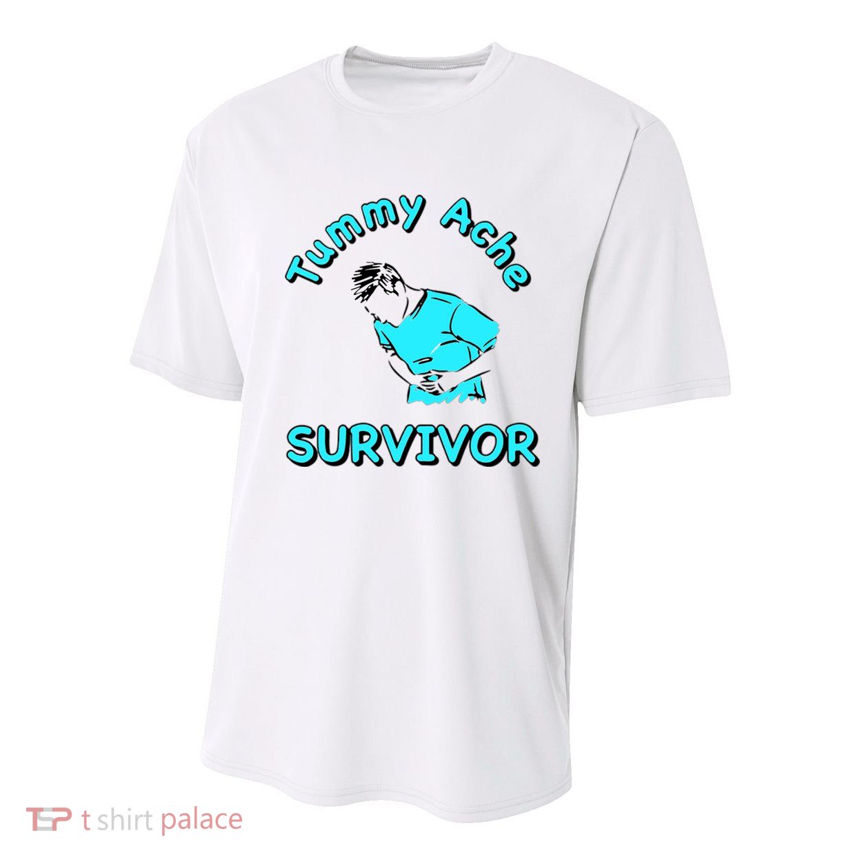 Tummy Ache Survivor Youth Performance Sprint T-Shirt