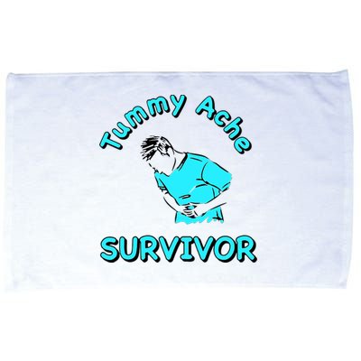 Tummy Ache Survivor Microfiber Hand Towel