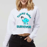 Tummy Ache Survivor Cropped Pullover Crew