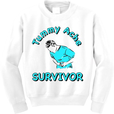 Tummy Ache Survivor Kids Sweatshirt