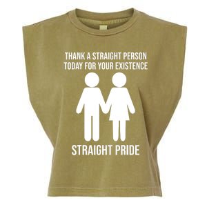 Thank A Straight Person Today For Your Existence Straight Garment-Dyed Women's Muscle Tee