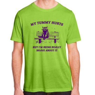 Tummy Ache Survivor Retro 90s Adult ChromaSoft Performance T-Shirt