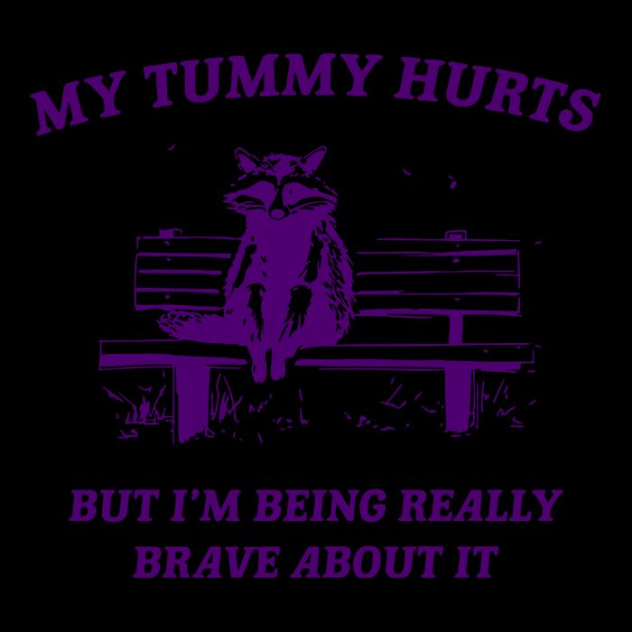 Tummy Ache Survivor Retro 90s 16oz Travel Tumbler